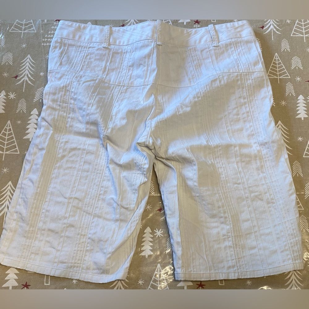 Max Studio White Shorts, size 10. (D12) - Picture 2 of 6